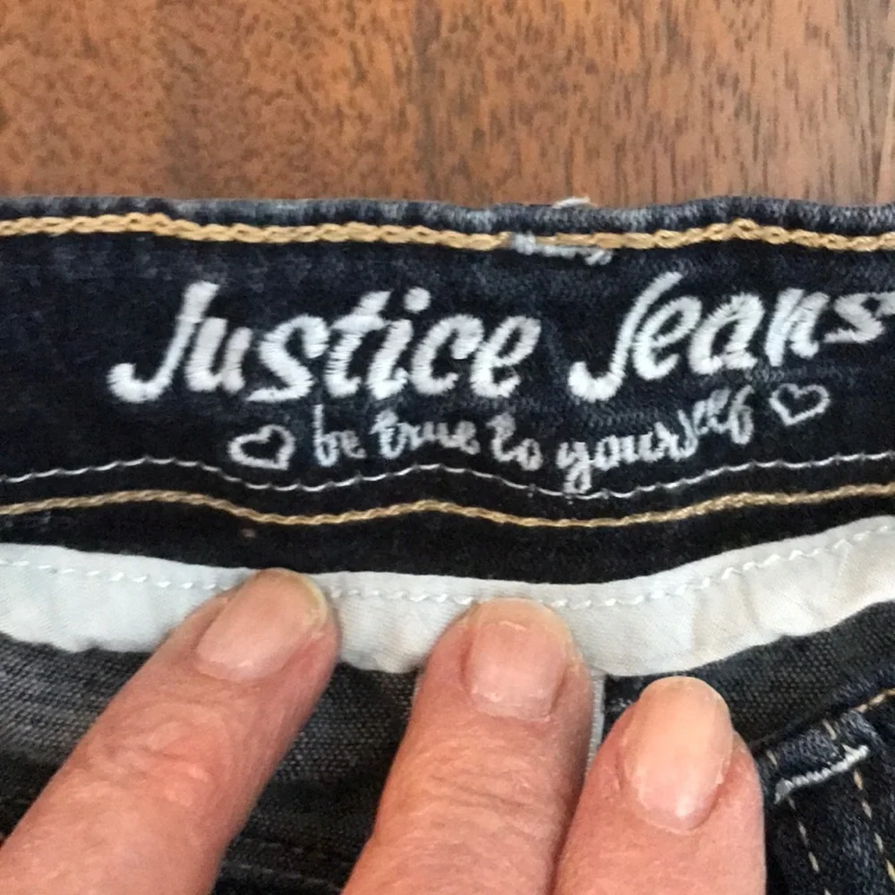 3/$20 Justice Jeans Jeggings in Dark Wash